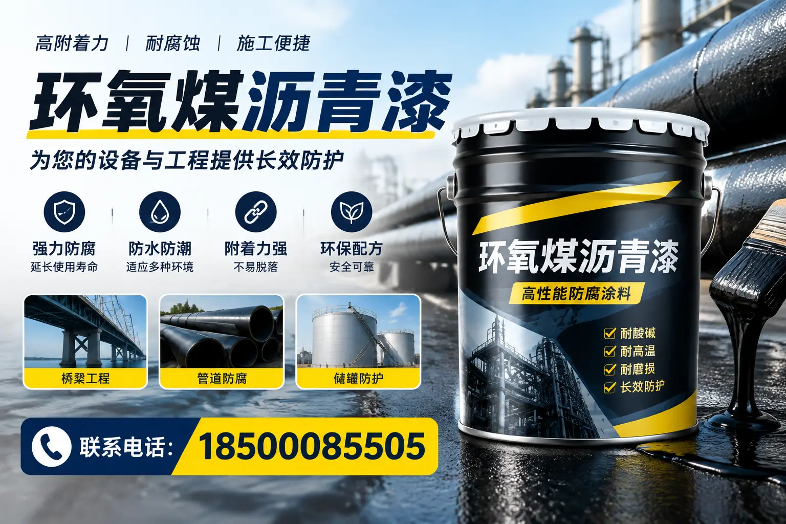环氧煤沥青漆与其他涂料的对比分析,助力孝感企业决策